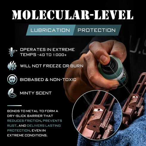 (1oz) FrogLube Extreme Gun Lube - Metal Bonding Gun Lubricant - Prevents Carbon & Fouling - Gun Oil Lubricating Formula