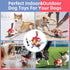 Dog Toys Soccer Ball with Straps, Durable Outdoor Toy for Small Medium Dogs, Puppy Birthday Gifts (6 Inch)