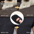 KVEXLIM 2-Piece Pet Hair Removal & Grooming Kit: Static Hair Remover Glove for Furniture, Carpet, Couch + Gentle Pet