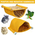 FunMove Hammock Warm Hamster House Mouse Rat Hanging Swing Bed Guinea Pig Cage Bedding Small Pet Animal Double Layer