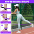 Resistance Bands with Handles, Exercise Bands for Women, Workout Equipment for Home Gym, Training Bands with Door Anchor