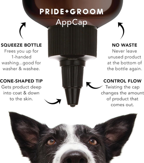 Pride and Groom The Sensitive One Dog Shampoo, All Natural Blend for Puppies & Dogs with Sensitive Skin, 16oz