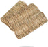 Tcrogsciss Natural Grass Woven Mat Rabbit Mat for Small Animal Bunny Bedding Nest