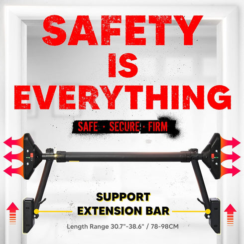 Pull Up Bar/Chin Up Bar - Upper Body Workout Bar for Fitness Strength Training, Super Load-Bearing