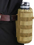 Gonex Tactical MOLLE Water Bottle Pouch, Drawstring Open Top & Mesh Bottom Hydration Carrier