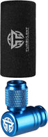 Turbulent CO2 Bike Tire Inflator Set - Presta and Schrader Valve Compatible - Quick Air Pump Tool for Mountain - MTB - Road - and Off-Road Bicycles - Insulated Sleeve - Cartridge Not Included by Turbulent