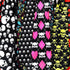 10pcs Skull Large Dog Neck Ties - Handmade Festival Dog Ties for Medium Large Dogs, Holiday Accessories