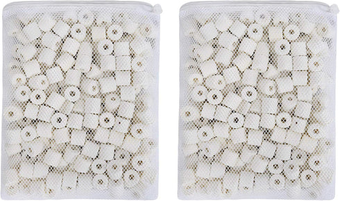 Aquarium Bio Ceramic Rings, 6 lbs Filter Media for Pond Fish Tank Canister Filter