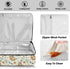 Seamless ALAZA Insulated Casserole Carrier for Hot or Cold Food, Funny Baby Sloths Floral Food Carrier for Potluck