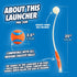 Chuckit Pro Fetch Toy Ball Launcher for Dogs, Compatible with Medium Chuckit!, 25 Inch + Glow Ball