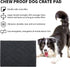22"x35" HOMBYS Chew Proof Dog Crate Pad Mat, Indestructible Kennel Pad for Aggressive Chewers, Durable and Water