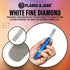 Stripping Metal Stone Diamond Edged for Dogs, Cats & Pets with Wooden Grip (2 Piece Pack of Coarse & Fine)