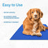 Hugs Pet Products Chillz Gel Mat, Medium - Pressure-Activated Cooling Pad for Pets, Non-Toxic, Ideal for Home & Travel