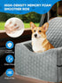 Sniffury 35 lbs, Dog Car Seat for Small/Medium Pets, Adjustable Booster Seat with Safety Leash, Washable Cover