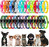Puppy Collars - 16 Pack Adjustable Soft Nylon ID Collars for Newborn Litter Puppy Pets