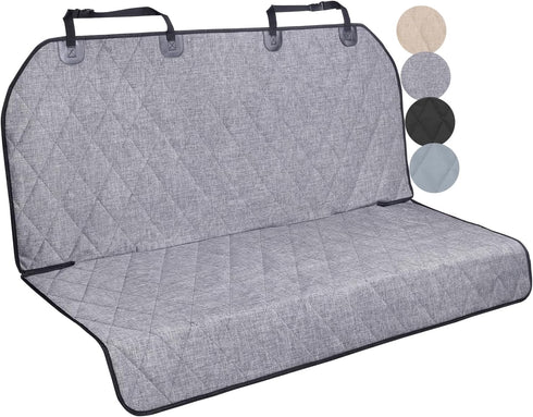 VIVAGLORY Dog Seat Covers, Dog Backseat Cover Pet Bench Protectors with Anti-Slip