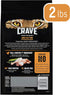 CRAVE Grain Free Adult High Protein Natural Dry Cat Food with Protein from Chicken, 2 lb. Bag