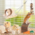 Hamster Chew Toys Set for Small Animals, Wooden Molar Toys for Guinea Pigs, Chinchillas, Gerbils, Mice, Rats