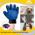PetnBeyond Deshedding and Grooming Gloves - Gentle Effective Pet Care Gloves for Cats and Dogs - Ultimate Massaging and Comfort - Suitable for Long and Short Fur - 1 Pack, 1 Pair (Blue)