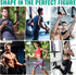 Resistance Bands Set for Working Out, Exercise Bands with Door Anchors, Stretch Bands for Home Fitness