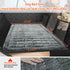 LEHNI Backseat Pet Bed Mat, Deluxe Dog Seat Covers,Truck Plaid Dog Bed for Car Back Seat, Non-Slip Travel Pet Mat, Back