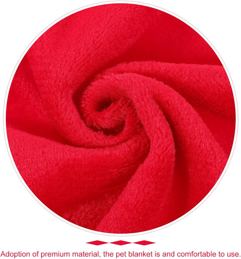 PartyKindom Dog Blankets for Small Medium Large Dogs, Washable Soft Plush Reversible Pet Blanket, Couch Protector Cover