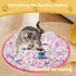 GoldSuccess Cat Toy Mat with Moving Toy Under,Remote Control Hide and Seek Rechargeable,Interactive Cat toys Play Mat