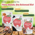 Pack Snout and Shell Hermit Crab Food Variety Fruity Breakfast, Bugs & Blooms, and Organic Worm Castings High-Protein