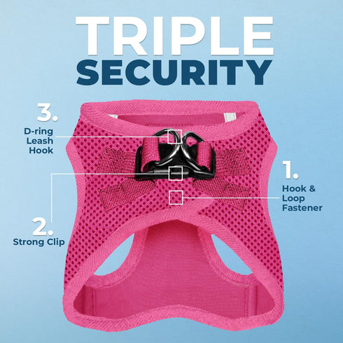 Best Pet Supplies Voyager Step-in Air Dog Harness - All Weather Mesh, Reflective, No Pull for Small Dogs, XS