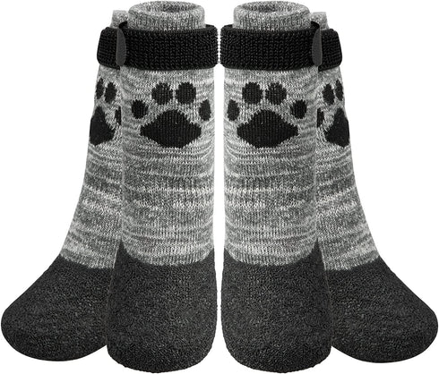 KOOLTAIL Anti Slip Dog Socks, Traction Rain Dog Boots & Paw Protectors for Small Medium Large Senior Dogs, XL