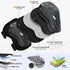GEQID Kids Protective Gear Set, Knee Pads, Elbow Pads, Wrist Pad for Roller Skating, Boys Youth 5-12 Years Old (Black)