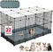 32 Panels Small Animal Playpen,47.5" x 23.7" x 31.5" Pet Playpen with