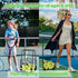 Portable Pickleball & Tennis Ball Collector - Easily Pick Up Pickleball Retriever Basket Ball Caddy Carrier Picker