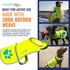 Dog Reflective Vest – Hi-Vis Fluorescent Visibility for Your Pet On/Off Leash in Urban & Rural Areas (Yellow, X-Large)