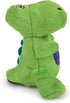 goDog Just For Me Dinos T-Rex Squeaky Plush Dog Toy - Green, Mini, Chew Guard Technology