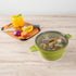Restaurantware-Hi Tek 2.5 Liter Collapsible Camping Pot, Portable Cook Pot with Lid, Stainless Steel Bottom