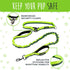 Mighty Paw Hands Free Dog Leash | Bungee Waist Leash for Walking, Running, Up to 150 lbs, 36" - 48"