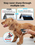 OCPEET 4 1 Trimmer 2 Speed,6 Dog Grooming Kit Low NoiseCordless in Dog Clippers for Grooming Rechargeable Pet Cat Hair