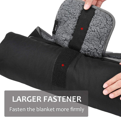 Tirrinia Outdoors Waterproof Throw Blanket - Sherpa Fleece Mat for Camping, Picnic, and Traveling