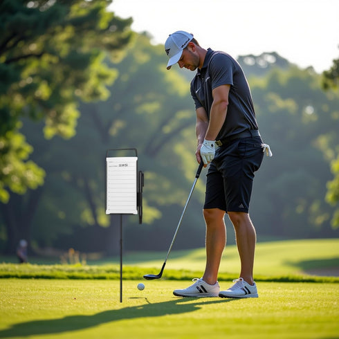 CTYYPYUYU Set- Signs6 Pack Golf Metal Proximity Marker, Closest to the Pin Marker Includes Golf Course Fairway Distance