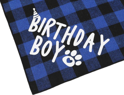 Dog Birthday Boy Bandana for Celebrating Your Pet's Special Day
