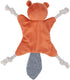 Vitscan Squirrel Plush Toy, Stuffless Dog Chew Toy with Rope Knots, Crinkle Squeaky Toy for Small Dogs