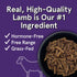 Real Meat Air Dried Cat Food & Dog Food with Real Lamb, 14oz, Grain-Free, High Protein