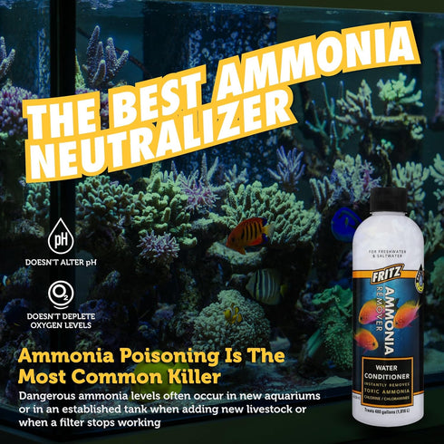 Fritz Aquatics ACCR Water Conditioner - 8-Ounce - Removes Toxic Ammonia/Chlorine for Aquariums