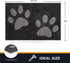 PURRUGS Dirt Trapper Door Mat 20" x 31.5" - Non-Skid Machine Washable Microfiber Entryway Rug for Muddy Shoes