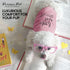 Parisian Pet Dog Tshirt, Embroidered “Little Miss Attitude“ Tank Top, 100% Cotton Sleeveless Pink Tee for Large Dogs