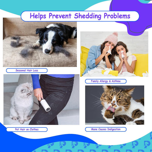 Dog Bath Gloves - Silicone Hair Removal Mittens for Dogs and Cats, Flexible Comfortable Adjustable Strap for All Hair