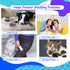 Dog Bath Gloves - Silicone Hair Removal Mittens for Dogs and Cats, Flexible Comfortable Adjustable Strap for All Hair