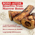 Natural Farm Dog Bones for Large Dogs (5-6 Inch, 2-Pack), 100% Beef Bone Marrow Dog Treats, High in Minerals & Vitamins, Grain-Free, Long-Lasting Bones Chews, Supports Dental Health