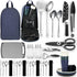 HOMQUEN Camping Essentials Camping Gear Must HavesCooking Utensils Set Rv Camping AccessoriesCamper